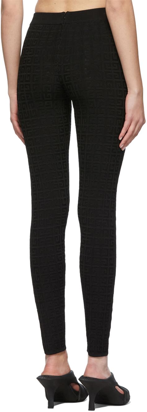 givenchy leggings with ribbed detail